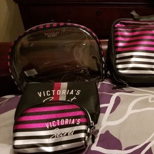 Victoria's Secret 6 piece cosmeric travel set NWT